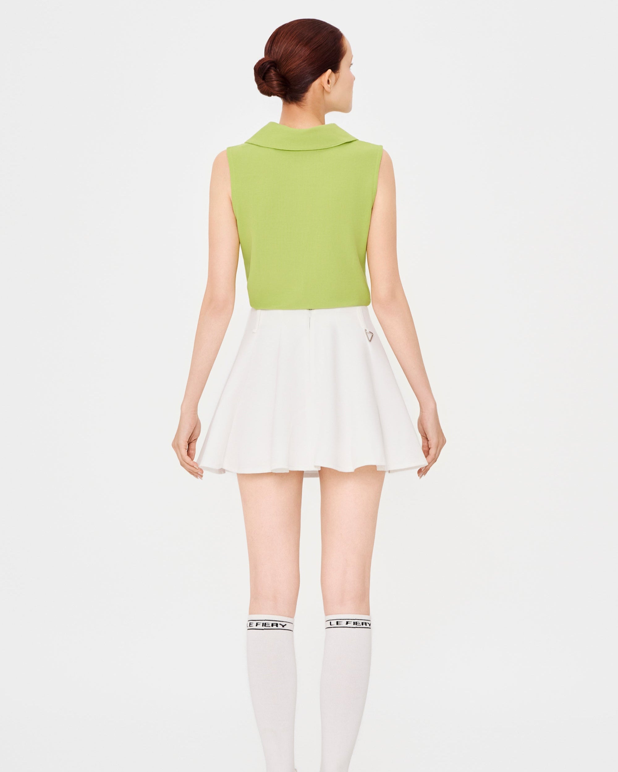 Celina Sleeveless Polo Shirt - Green