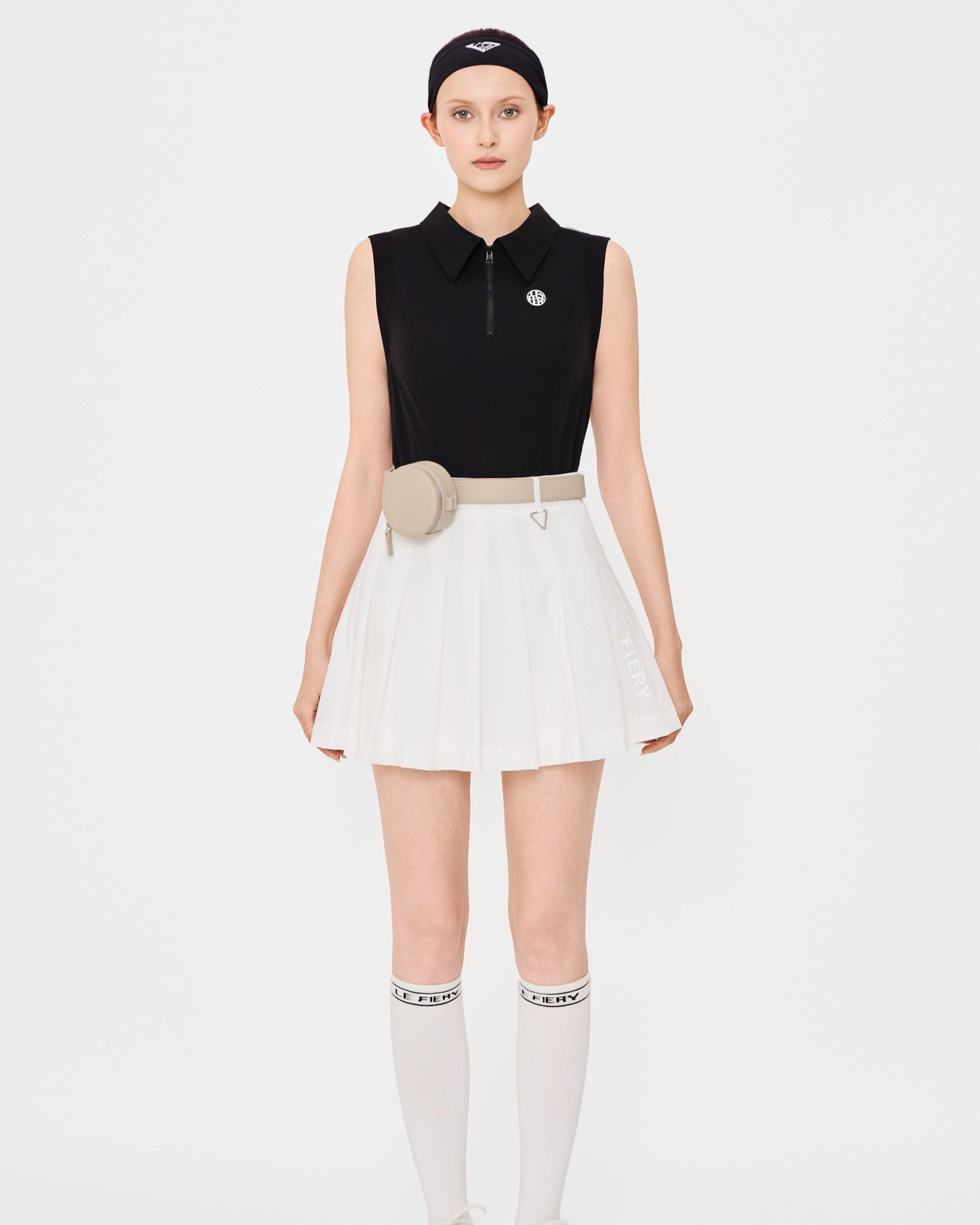 Ellie Sleeveless Shirt - Black