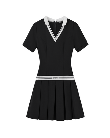 Chloe Dress - Navy