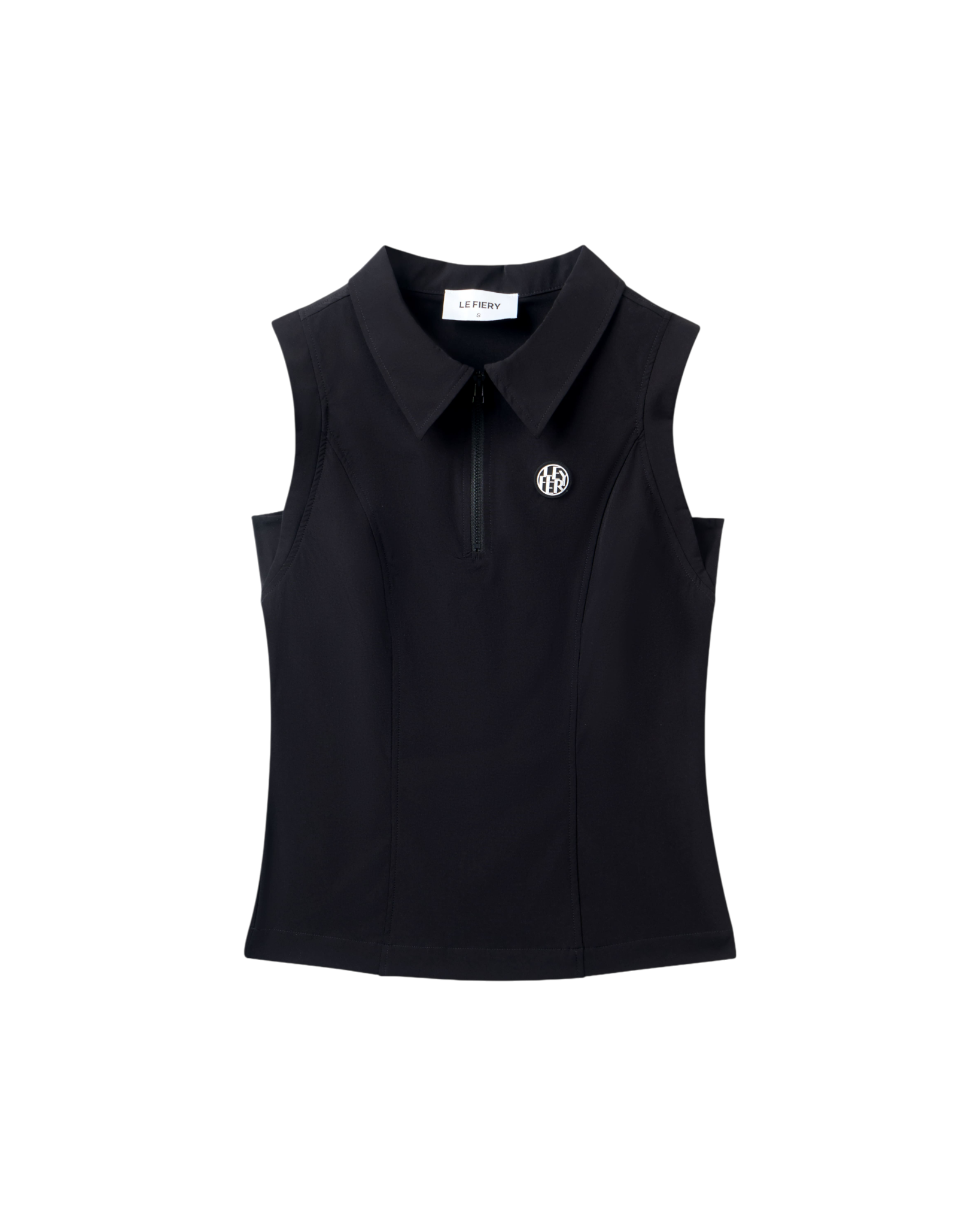 Ellie Sleeveless Shirt - Black