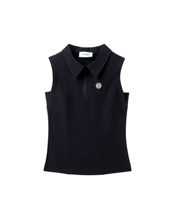Ellie Sleeveless Shirt - Black