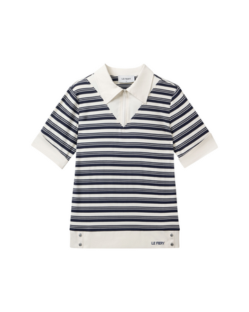 Marina Stripe Polo Shirt
