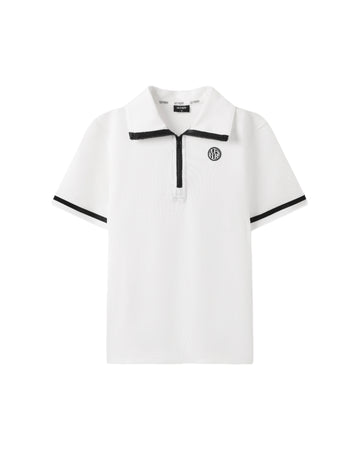 Celina Polo Shirt - White/Black