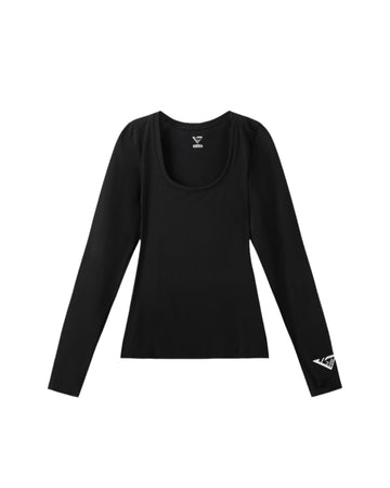 Roung Neck Inner Shirt - Black