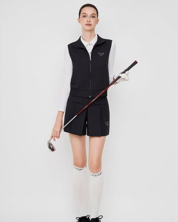 Celina Vest Set - Dark Grey