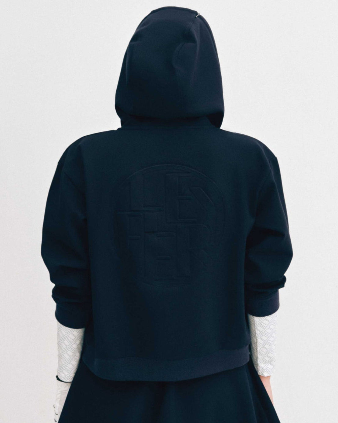 Jennie Zip Hoodie - White