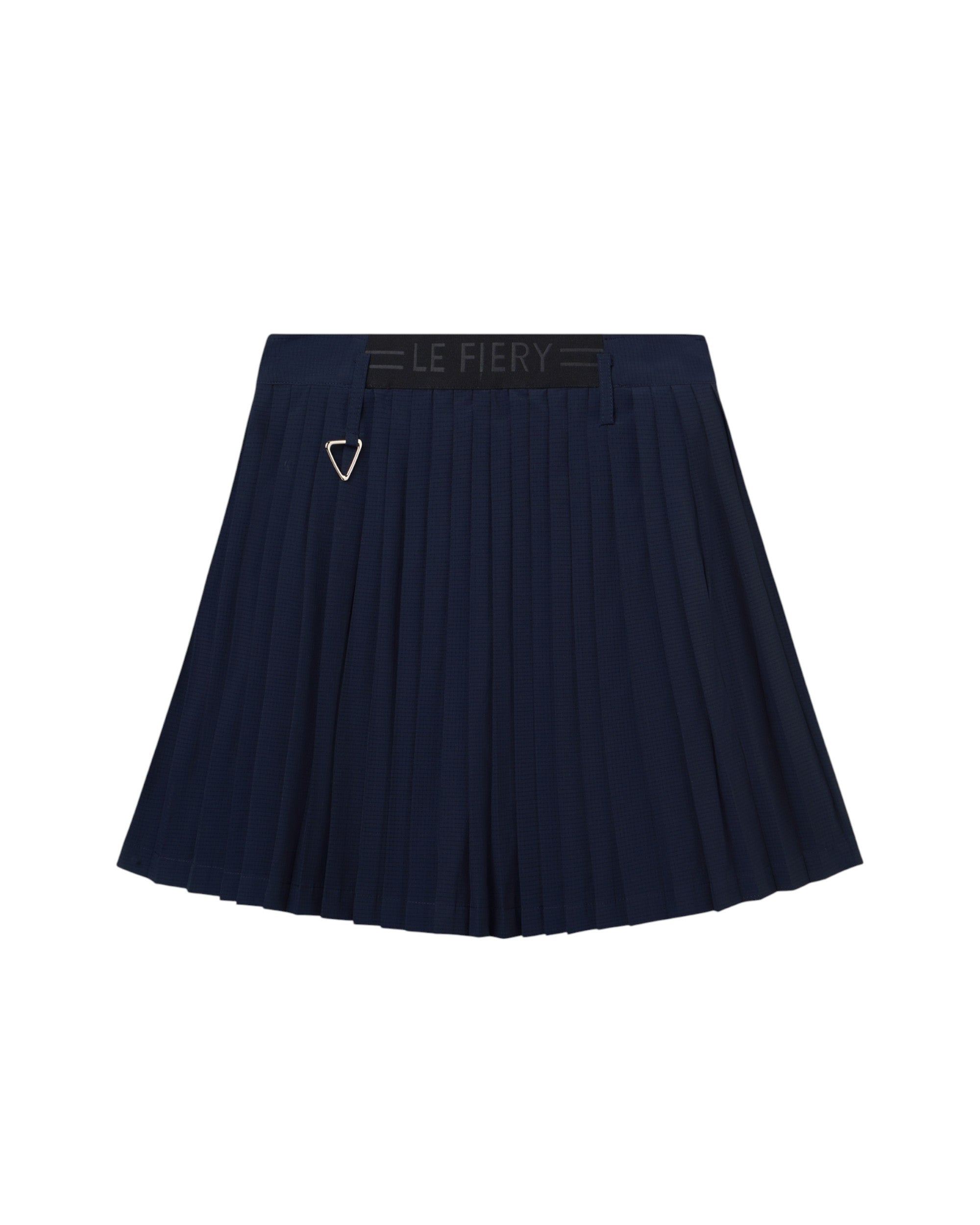 Linda double pleats skirt - Navy