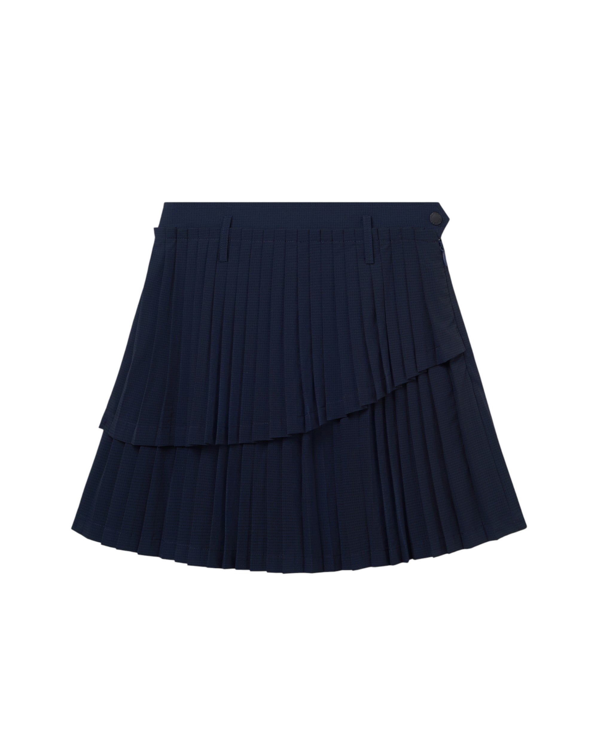 Linda double pleats skirt - Navy