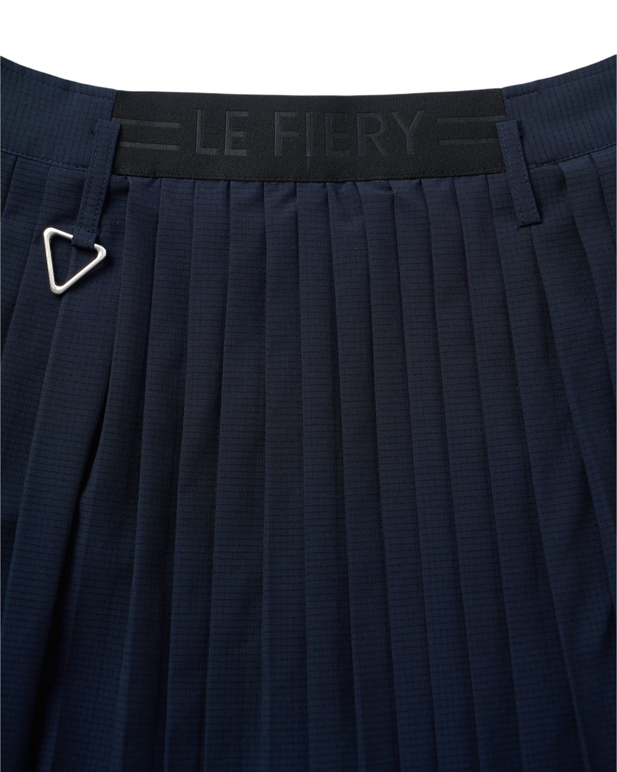 Linda double pleats skirt - Navy