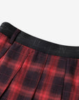 Christine Skirt - Check/Red