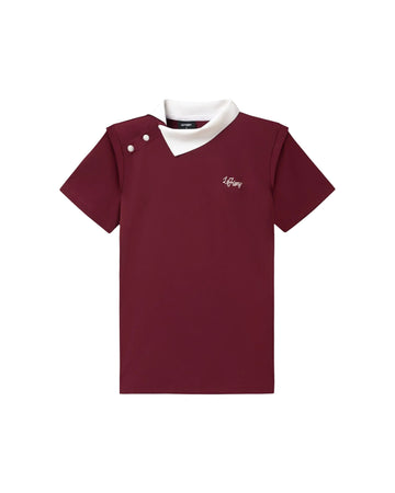 Stella Polo Shirt - Burgundy
