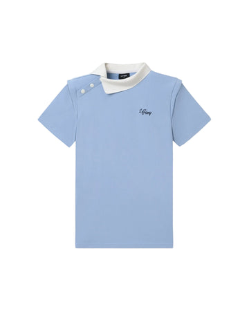 Stella Polo Shirt - Ice Blue