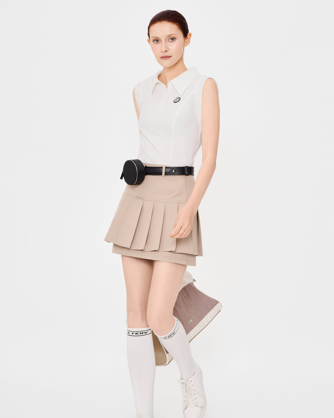 Ellie Sleeveless Shirt - White