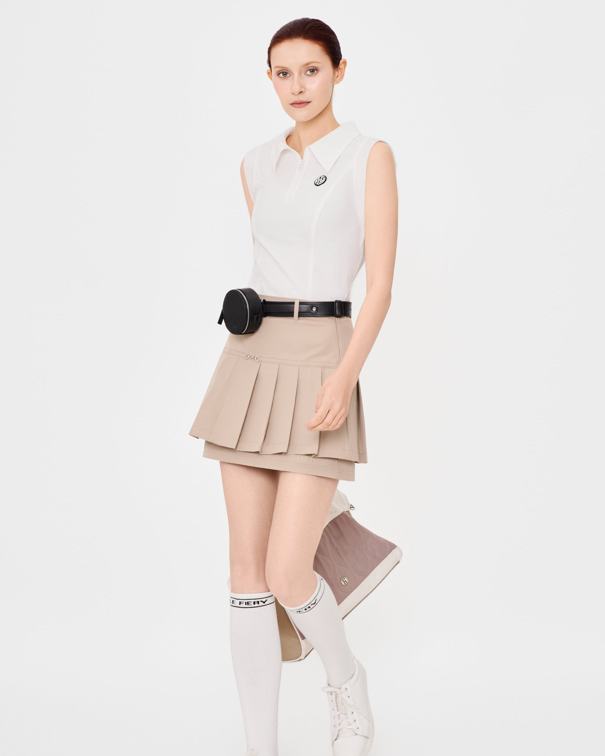 Ellie Sleeveless Shirt - White