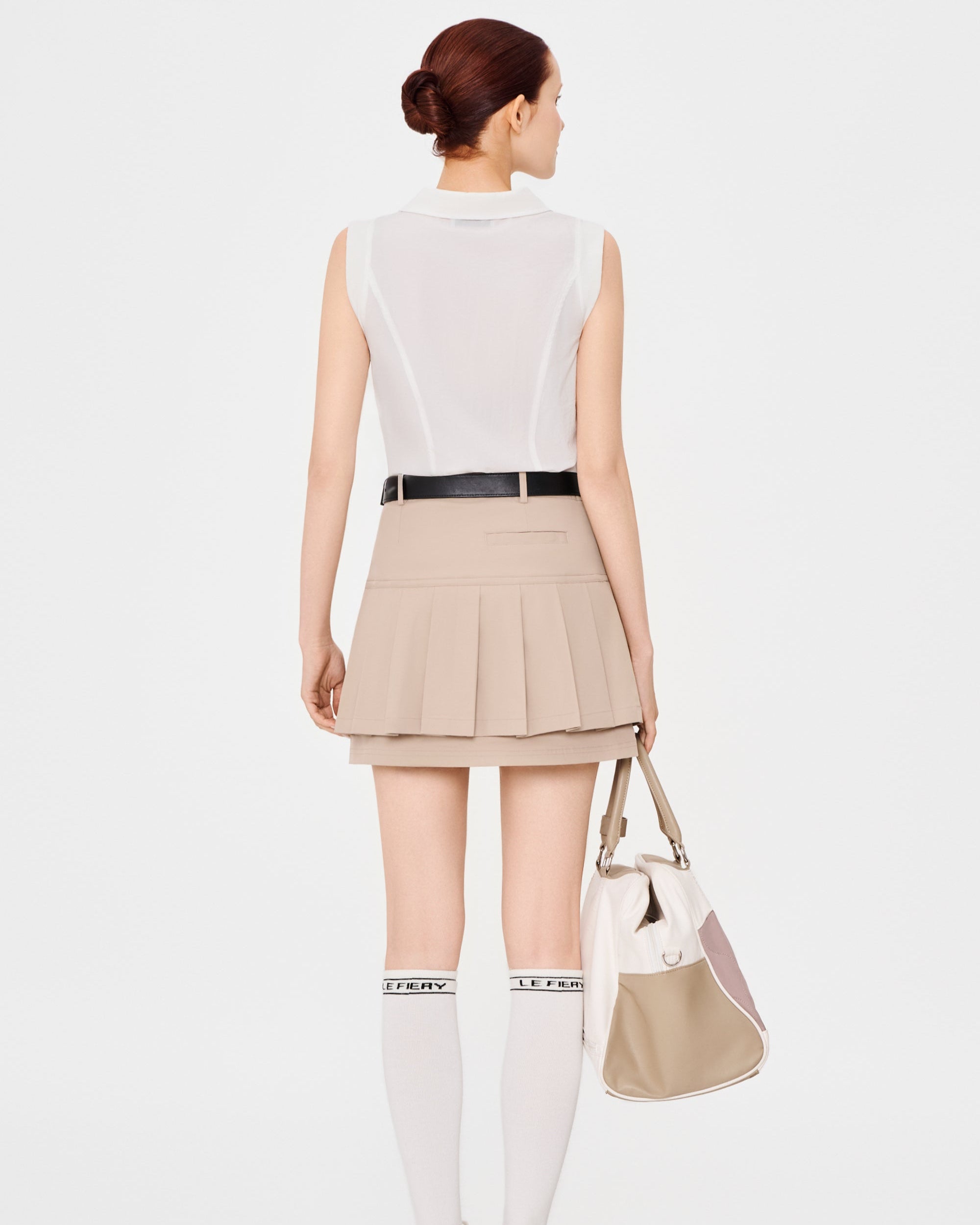 Ellie Sleeveless Shirt - White