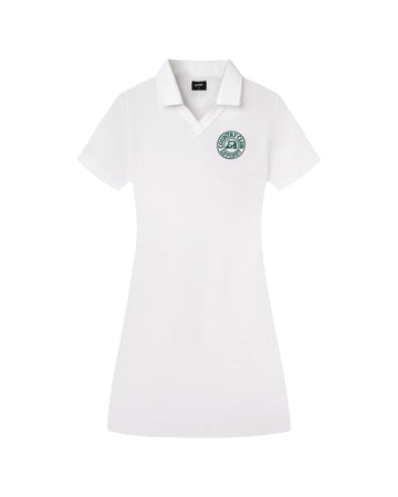 Claire polo dress - White