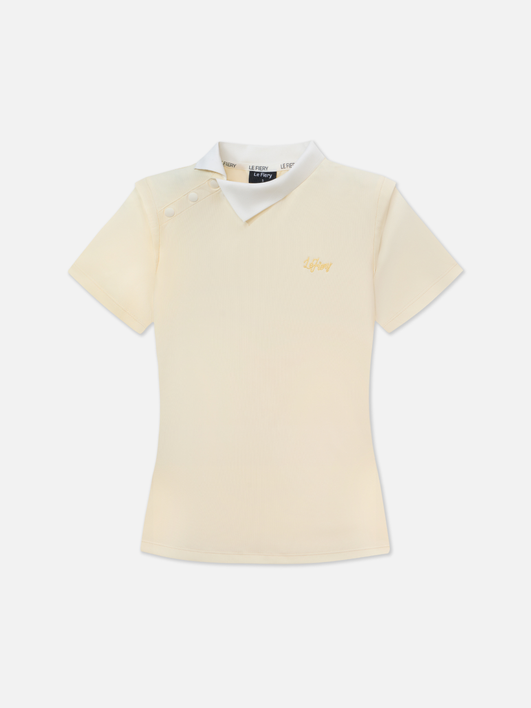 Stella Polo Shirt in Butter Yellow