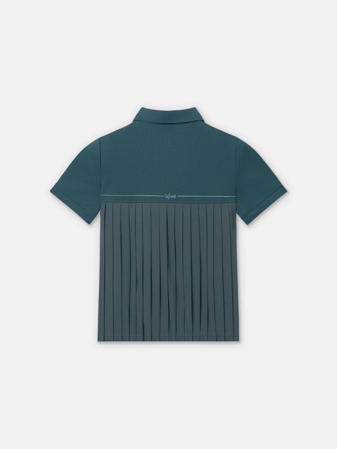 Lydia polo shirt in Moss Green