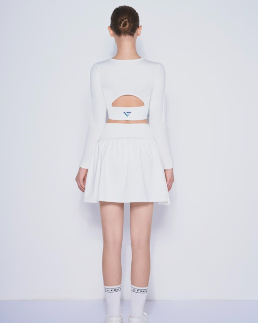 Laura Long Sleeve Set - White