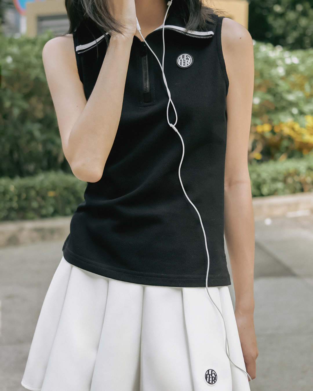 Celina Sleeveless Polo Shirt