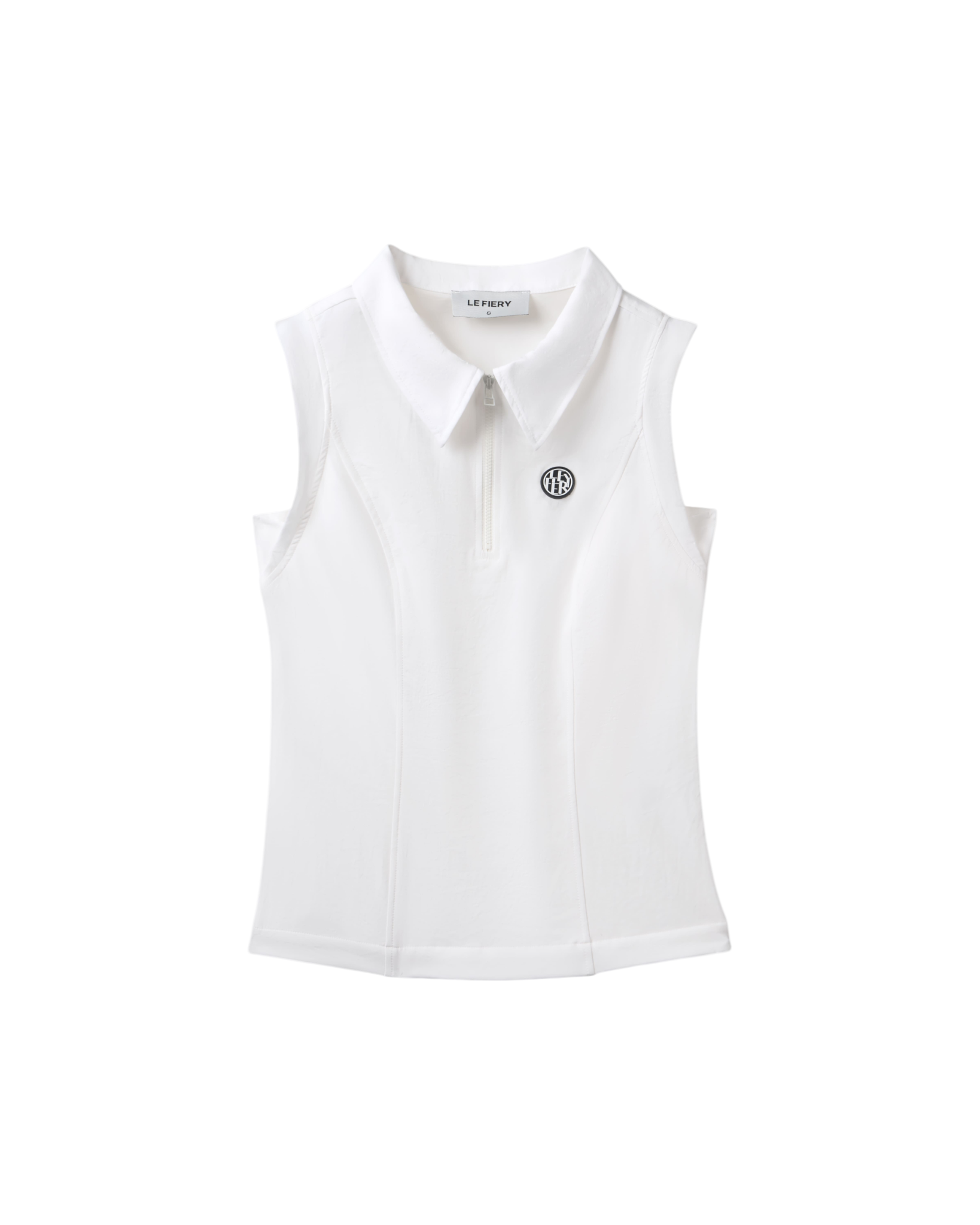 Ellie Sleeveless Shirt - White