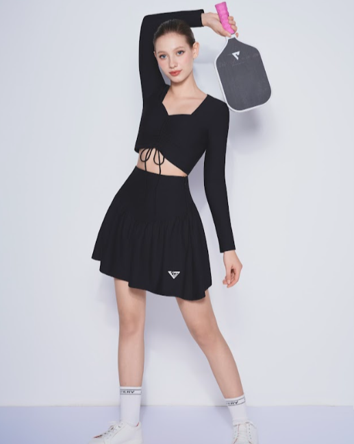 Laura Long Sleeve Set - Black