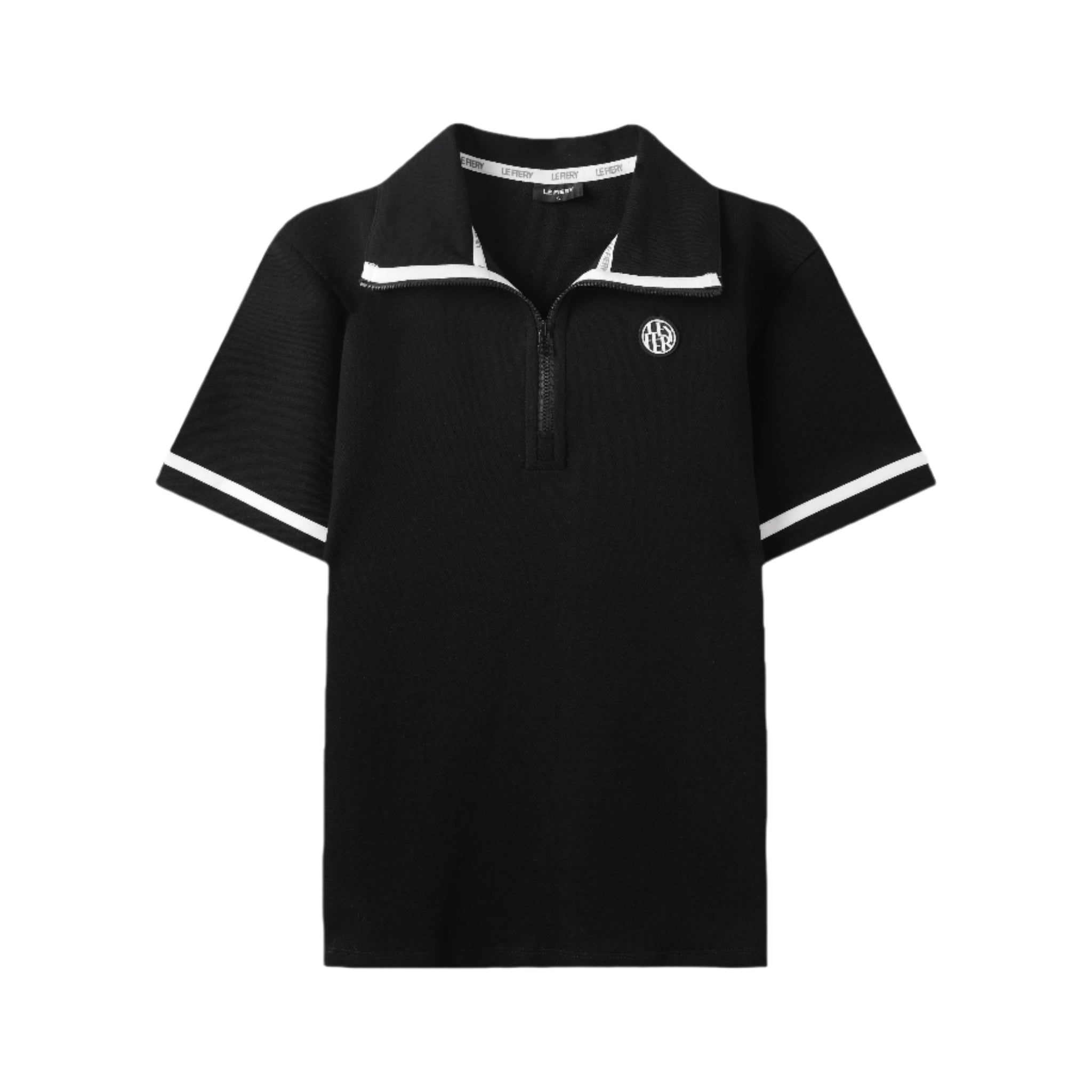 Celina Polo Shirt - Black/White