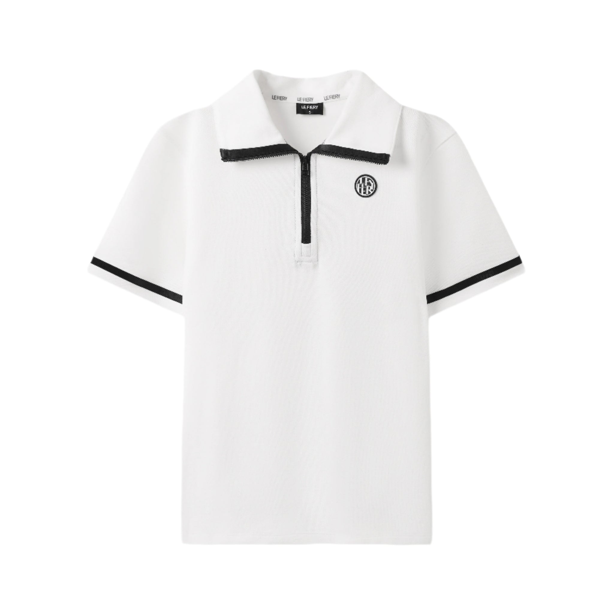Celina Polo Shirt - White/Black