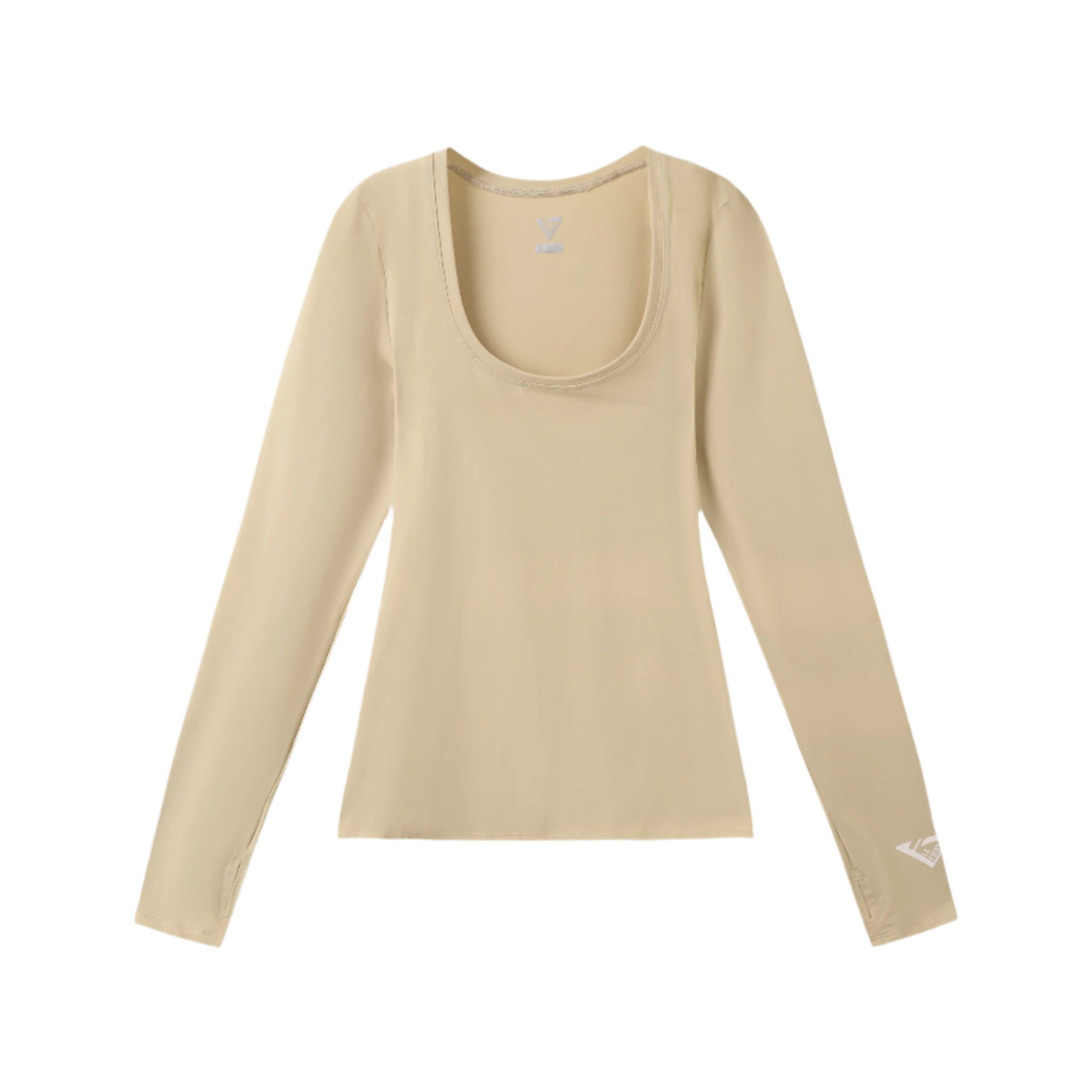 Roung Neck Inner Shirt - Beige