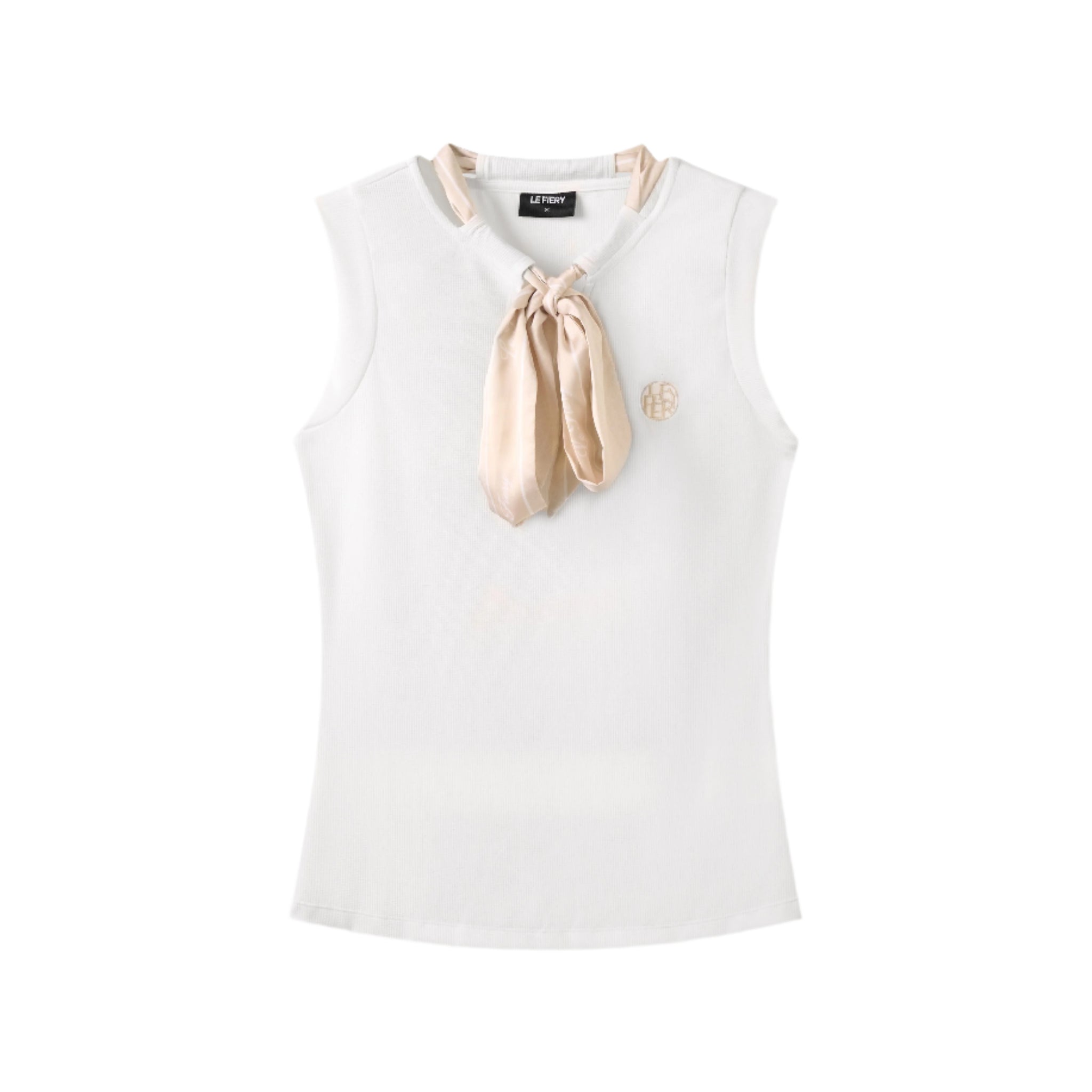 Christine Sleeveless Shirt - White