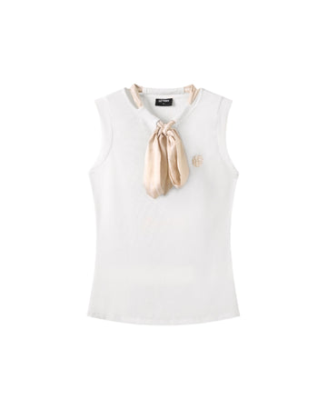 Christine Sleeveless Shirt - White
