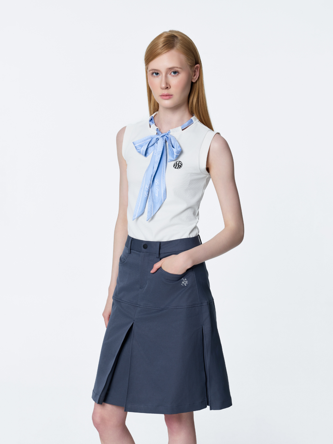 Gemma Skirt in Navy