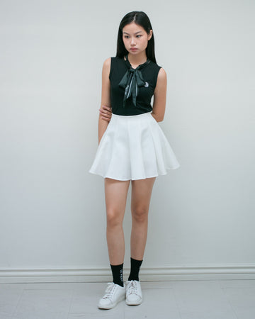 Christine Sleeeless Set - Black/White