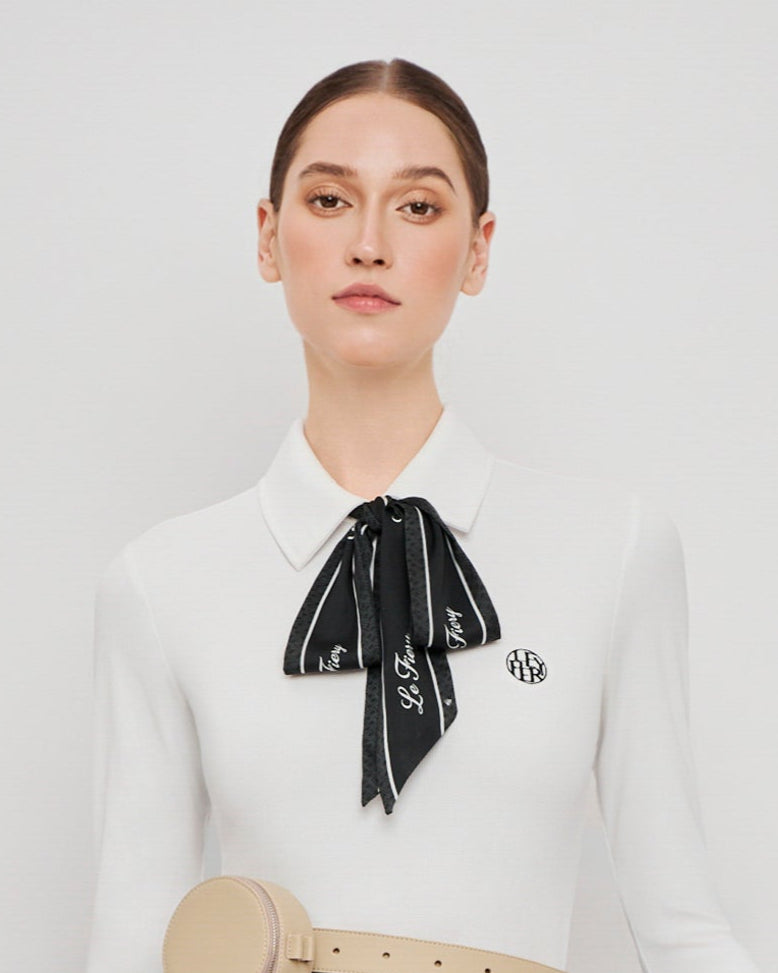 Christine Polo Set - White/White