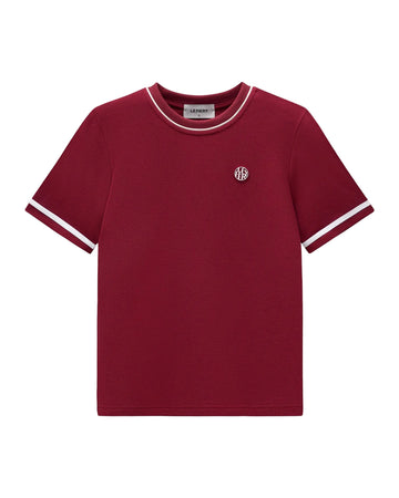 Diana round neck shirt - Red