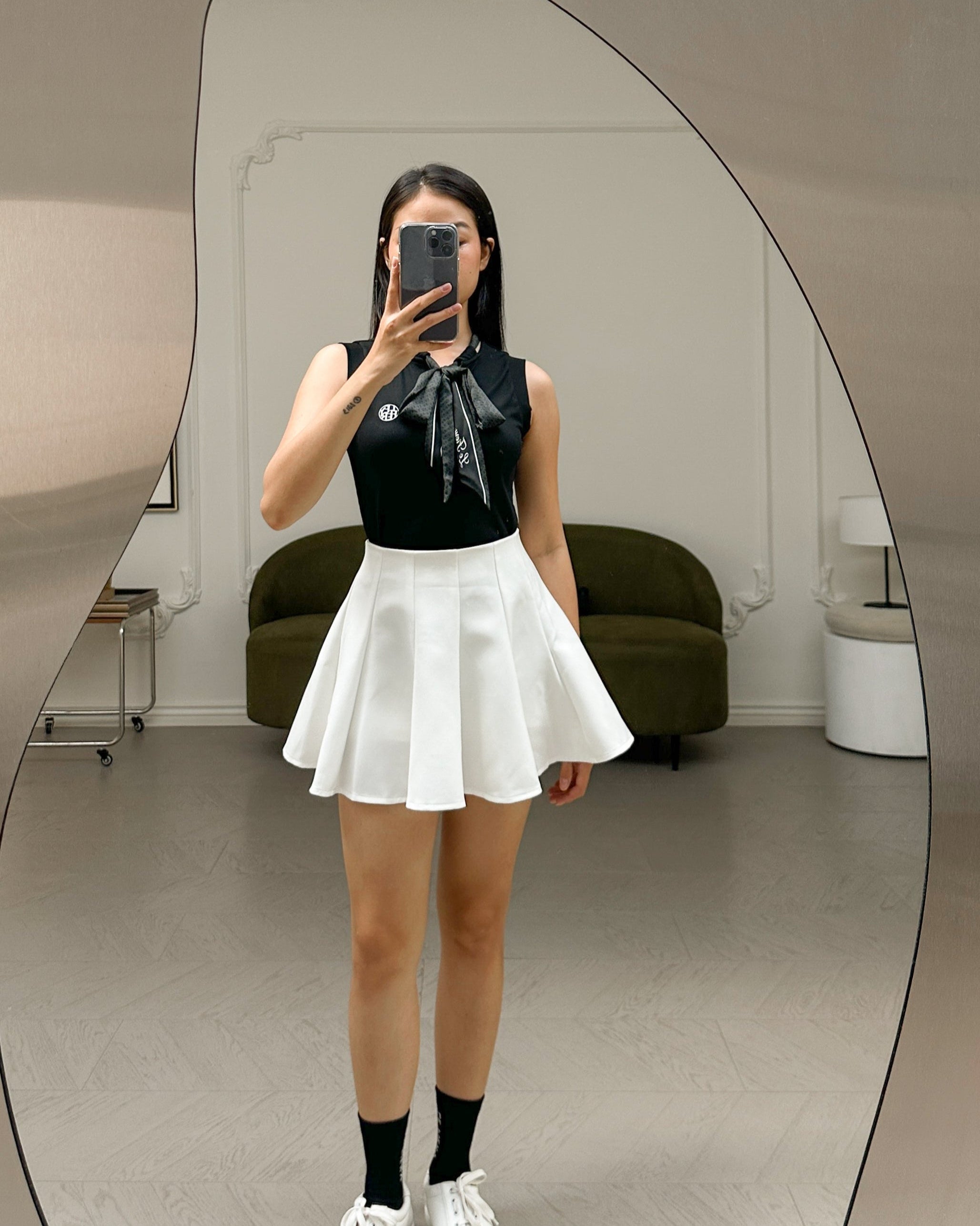 Christine Sleeveless Shirt - Black
