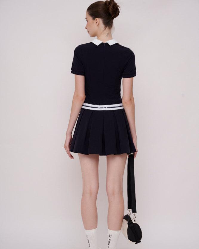 Chloe Dress - Navy
