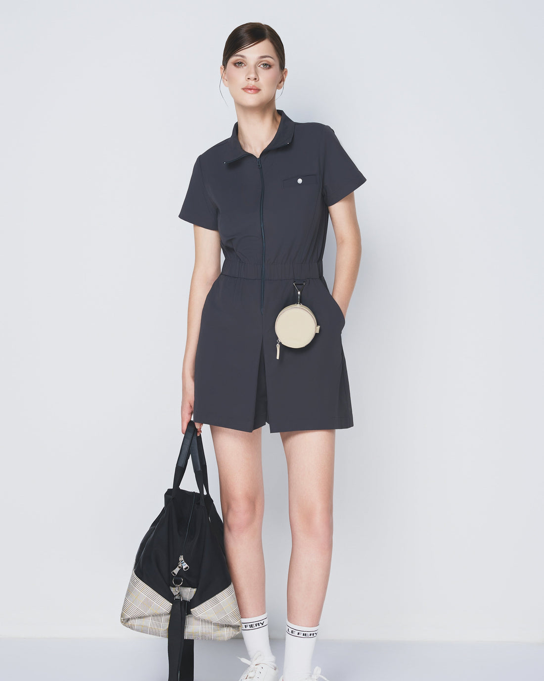 Kat Jumpsuit - Dark Grey