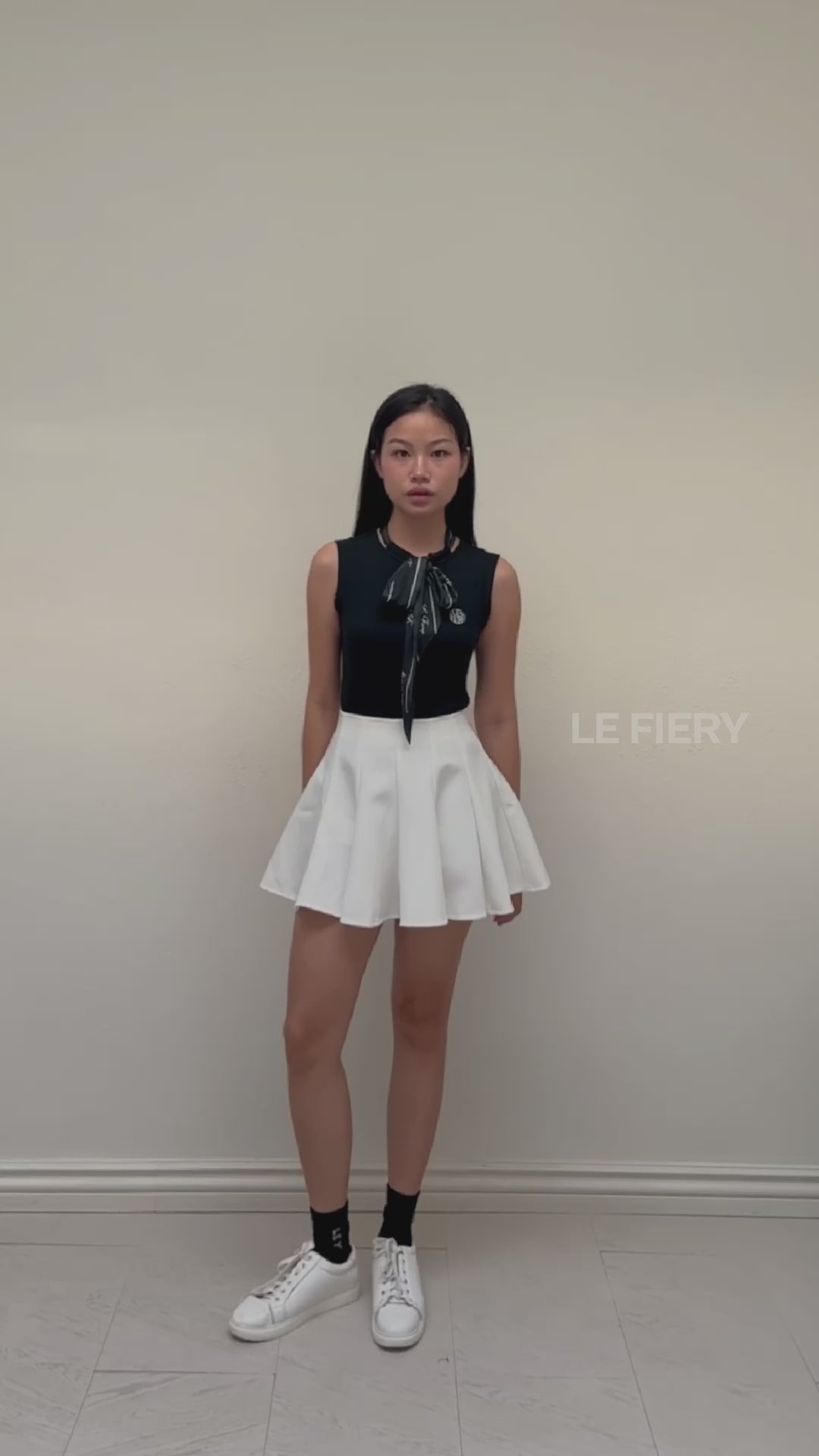 Christine Sleeveless Shirt - Black