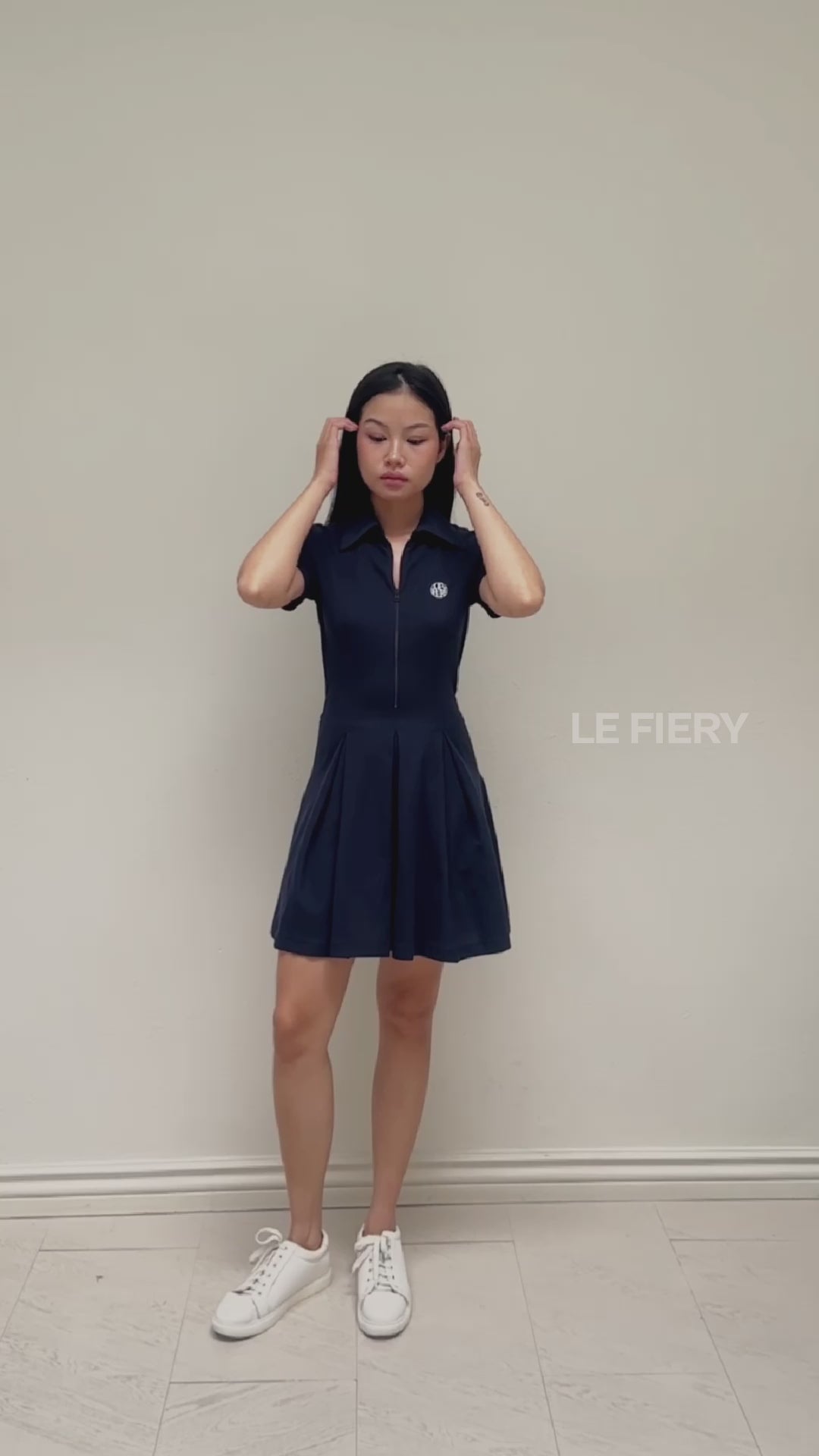 Kelly Dress - Navy