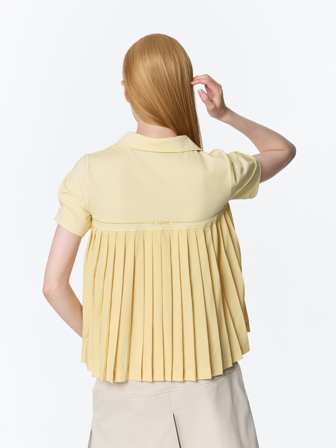 Lydia polo shirt in Yellow