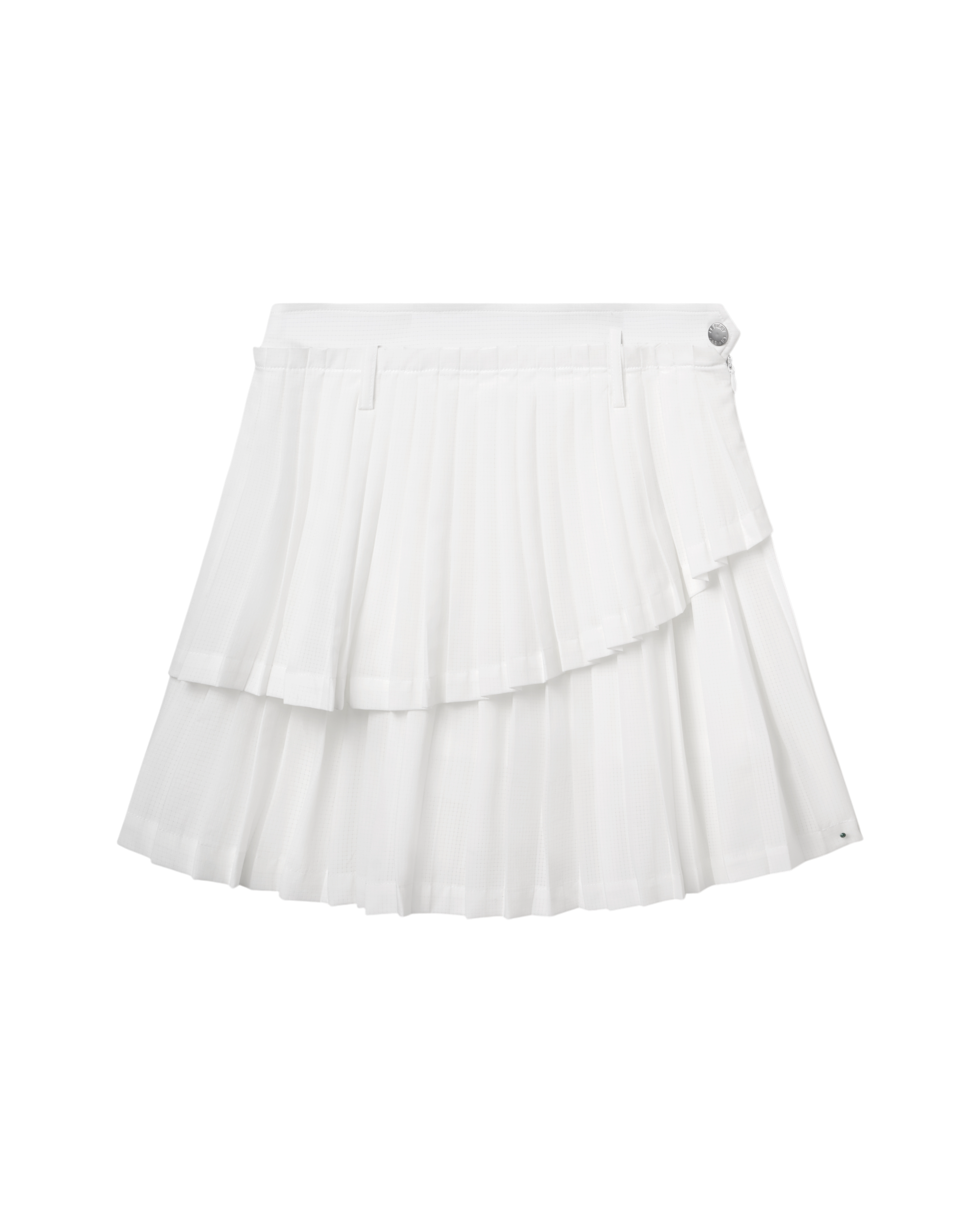 Linda double pleats skirt - Navy